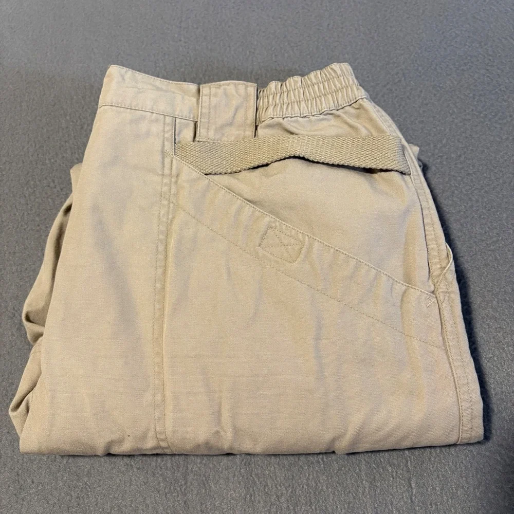 5.11 Tactical Cargo Pants Mens 36x30 Khaki Tan Cotton Canvas Utility‎ 74251